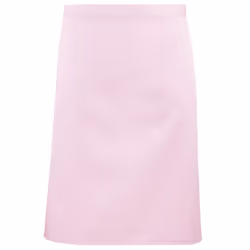 Premier Ladies/Womens Mid-Length Apron (Pack of 2) - One Size, Pink
