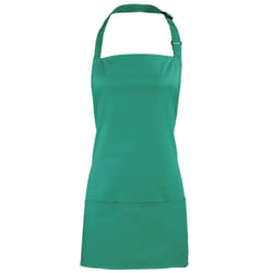 Premier Colours 2-in-1 Apron / Workwear (Pack of 2) - One Size, Emerald