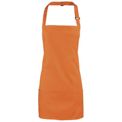 Premier Colours 2-in-1 Apron / Workwear (Pack of 2) - One Size, Orange
