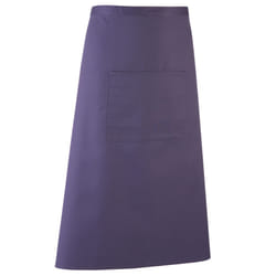 Premier Unisex Colours Bar Apron / Workwear (Long Continental Style) (Pack of 2) - One Size, Purple