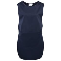 Premier Ladies/Womens Long Length Pocket Tabard / Workwear (Pack of 2) - XL, Navy