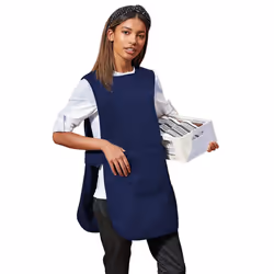 Premier Ladies/Womens Long Length Pocket Tabard / Workwear (Pack of 2) - XL, Navy