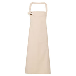 Premier Unisex Calibre Heavy Cotton Canvas Bib Apron (Pack of 2) - One Size, Natural