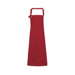 Premier Unisex Calibre Heavy Cotton Canvas Bib Apron (Pack of 2) - One Size, Burgundy