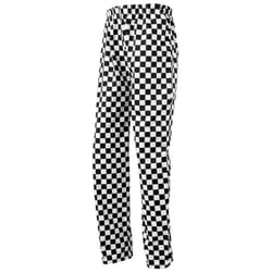 ) Premier Essential Unisex Chefs Trouser / Catering Workwear (Pack of 2) - 2XL, Black/White (Big Check