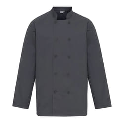 Premier Unisex Chefs Jacket (Pack of 2) - XXL, Steel Grey
