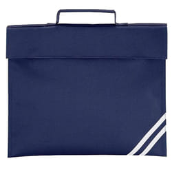 Quadra Classic Book Bag - 5 Litres (Pack of 2) - One Size, French Navy