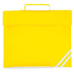 Quadra Classic Book Bag - 5 Litres (Pack of 2) - One Size, Yellow
