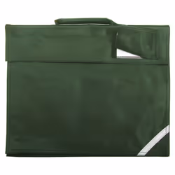Quadra Junior Book Bag - 5 Litres (Pack of 2) - One Size, Bottle Green