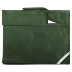 Quadra Junior Book Bag - 5 Litres (Pack of 2) - One Size, Bottle Green