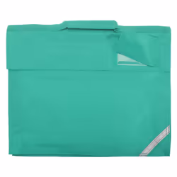 Quadra Junior Book Bag - 5 Litres (Pack of 2) - One Size, Emerald