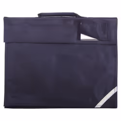 Quadra Junior Book Bag - 5 Litres (Pack of 2) - One Size, French Navy