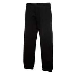 Fruit Of The Loom Kids Unisex Premium 70/30 Jog Pants / Jogging Bottoms (Pack of 2) - 9-11, Black