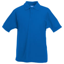 Fruit Of The Loom Childrens/Kids Unisex 65/35 Pique Polo Shirt (Pack of 2) - 12-13, Royal