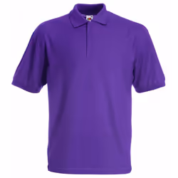 Fruit Of The Loom Childrens/Kids Unisex 65/35 Pique Polo Shirt (Pack of 2) - 12-13, Purple