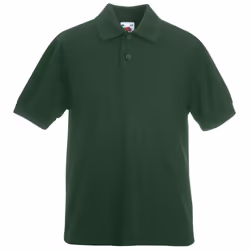 Fruit Of The Loom Childrens/Kids Unisex 65/35 Pique Polo Shirt (Pack of 2) - 12-13, Bottle Green