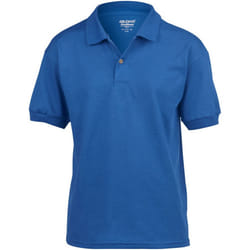 Gildan DryBlend Childrens Unisex Jersey Polo Shirt (Pack Of 2) - M, Royal