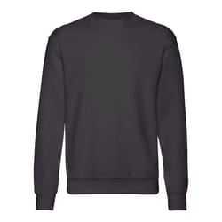 Fruit Of The Loom Kids Unisex Premium 70/30 Sweatshirt (Pack of 2) - 12-13 Years, Black
