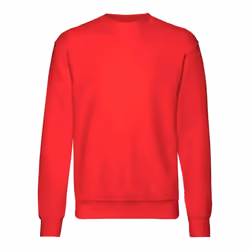 Fruit Of The Loom Kids Unisex Premium 70/30 Sweatshirt (Pack of 2) - 12-13 Years, Red