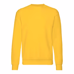Fruit Of The Loom Kids Unisex Premium 70/30 Sweatshirt (Pack of 2) - 12-13 Years, Sunflower