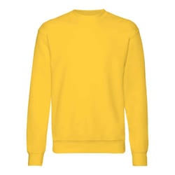 Fruit Of The Loom Kids Unisex Premium 70/30 Sweatshirt (Pack of 2) - 12-13 Years, Sunflower