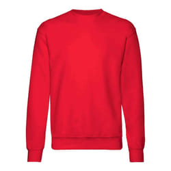 Fruit Of The Loom Kids Unisex Premium 70/30 Sweatshirt (Pack of 2) - 3-4 Years, Red