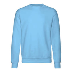 Fruit Of The Loom Kids Unisex Premium 70/30 Sweatshirt (Pack of 2) - 3-4 Years, Sky Blue