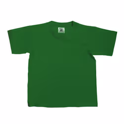 B&C Kids/Childrens Exact 150 Short Sleeved T-Shirt (Pack of 2) - 3-4, Bottle Green