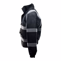 Yoko Mens Hi-Vis Bomber Jacket (Pack of 2) - 2XL, Black