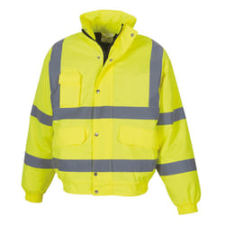 Yoko Mens Hi-Vis Bomber Jacket (Pack of 2) - 4XL, Hi-Vis Yellow