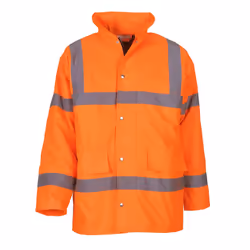 Yoko Mens Hi-Vis Road Safety Jacket (Pack of 2) - M, Hi Vis Orange