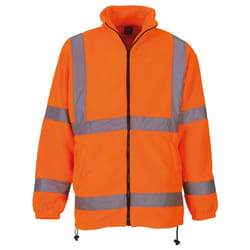 Yoko Mens Hi Vis Heavyweight Fleece Jacket (Pack of 2) - XL, Orange