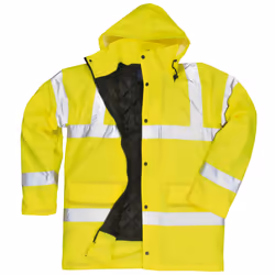 Portwest Hi-Vis Traffic Jacket (S460) / Workwear / Safetywear (Pack of 2) - 2XL, yellow