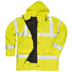 Portwest Hi-Vis Traffic Jacket (S460) / Workwear / Safetywear (Pack of 2) - S, yellow