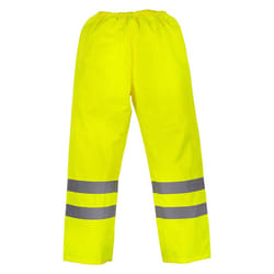 Yoko Mens Hi-Vis Waterproof Contractor Over Trousers (Pack Of 2) - 3XL, Hi-Vis Yellow