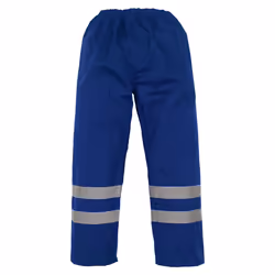 Yoko Mens Hi-Vis Waterproof Contractor Over Trousers (Pack Of 2) - S, Navy Blue