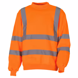 Yoko Unisex Hi-Vis Heavyweight Sweatshirt (Pack of 2) - 3XL, Hi Vis Orange