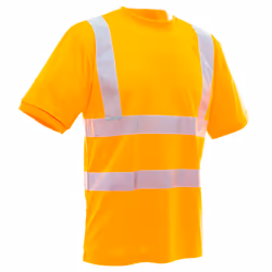 Yoko Ladies/Womens Hi-Vis Short Sleeve T-Shirt (Pack of 2) - 2XL, Hi Vis Orange