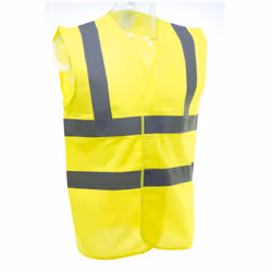 Yoko Unisex Premium Hi-Vis Waistcoat Vest / Jacket (Pack of 2) - L, Hi-Vis Yellow