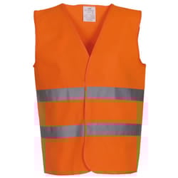 Yoko Mens Hi Vis 2 Bands Vest/Waistcoat (Pack of 2) - XL, Orange