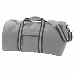 Quadra Vintage Canvas Holdall Duffle Bag - 45 Litres (Pack of 2) - One Size, Vintage Light Grey