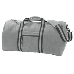 Quadra Vintage Canvas Holdall Duffle Bag - 45 Litres (Pack of 2) - One Size, Vintage Light Grey