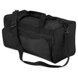 Quadra Duffle Holdall Travel Bag (34 Litres) (Pack of 2) - One Size, Black