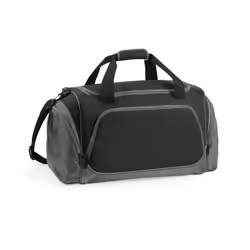 Quadra Pro Team Holdall / Duffle Bag (55 Litres) (Pack of 2) - One Size, Black/ Grey