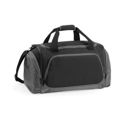 Quadra Pro Team Holdall / Duffle Bag (55 Litres) (Pack of 2) - One Size, Black/ Grey