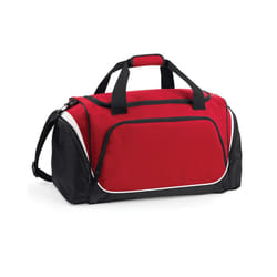 Quadra Pro Team Holdall / Duffle Bag (55 Litres) (Pack of 2) - One Size, Classic Red/Black/White