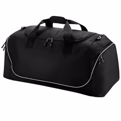 Quadra Teamwear Jumbo Kit Duffle Bag - 110 Litres (Pack of 2) - One Size, Black/Light Grey