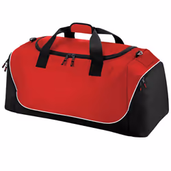 Quadra Teamwear Jumbo Kit Duffle Bag - 110 Litres (Pack of 2) - One Size, Classic Red/Black/White