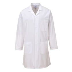 Portwest Standard Workwear Lab Coat (Medical Health) (Pack of 2) - L, White