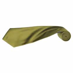 Premier Mens Plain Satin Tie (Narrow Blade) (Pack of 2) - One Size, Khaki